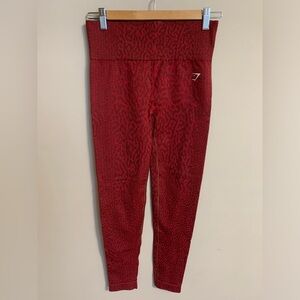 Gymshark Adapt Animal Seamless Leggings - Reef | Cherry Brown